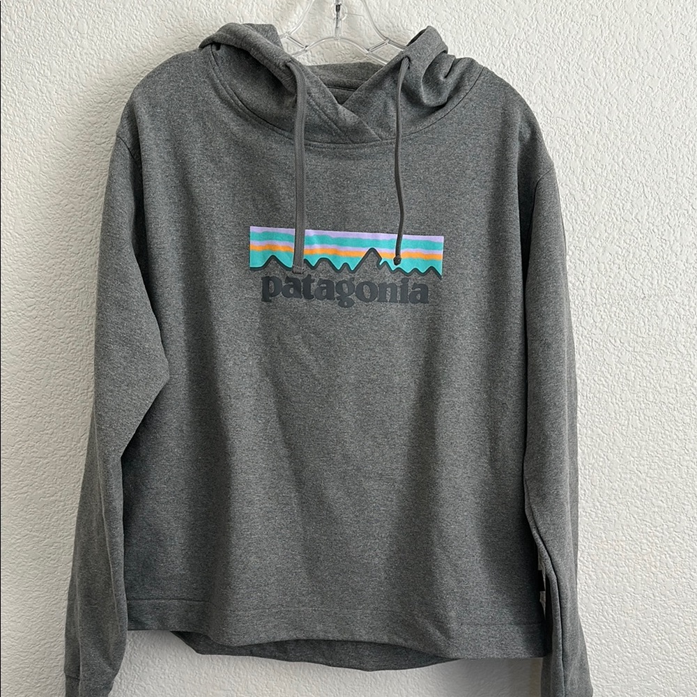 Patagonia Uprisal Hoodie Gravel Gray with Logo W XL